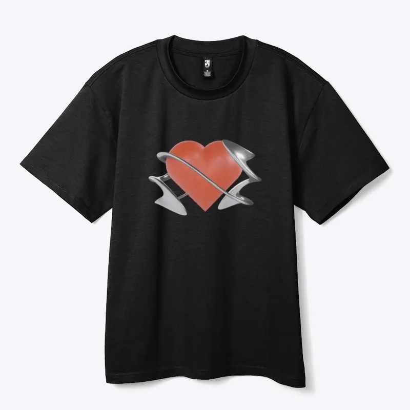 Fragile Heart Logo With Back Text 