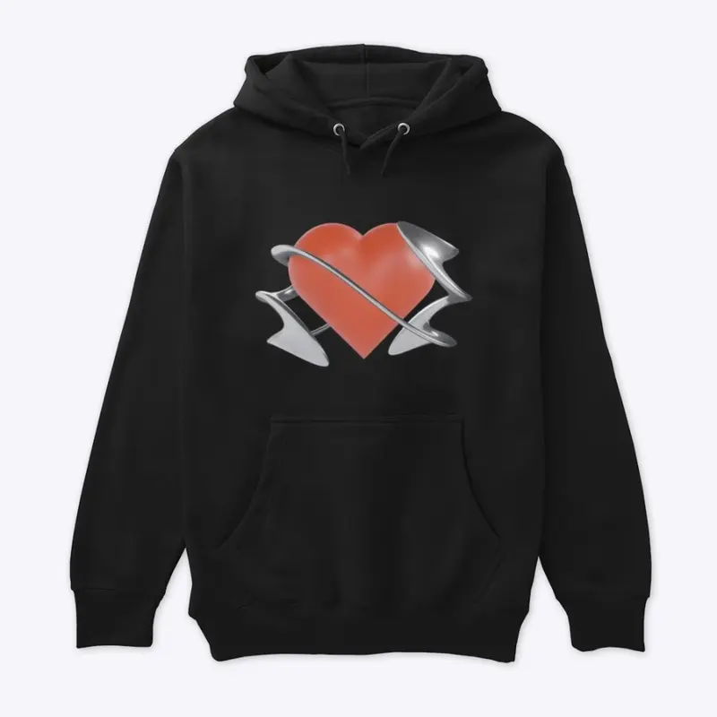 Fragile Heart Logo With Back Text 